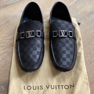 Louis Vuitton HOCKENHEIM MOCCASIN in GRAPHITE